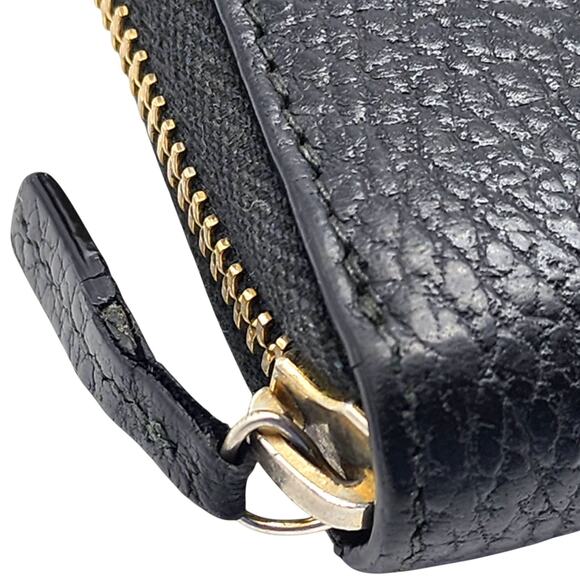 Gucci Calfskin Leather Interlocking G Zip Around Wallet Black - Mint Condition - Picture 4 of 9